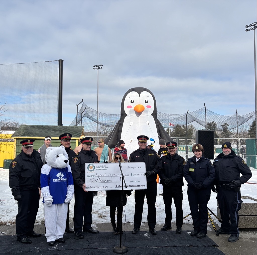 Photo of Polar Plunge fundraising event 