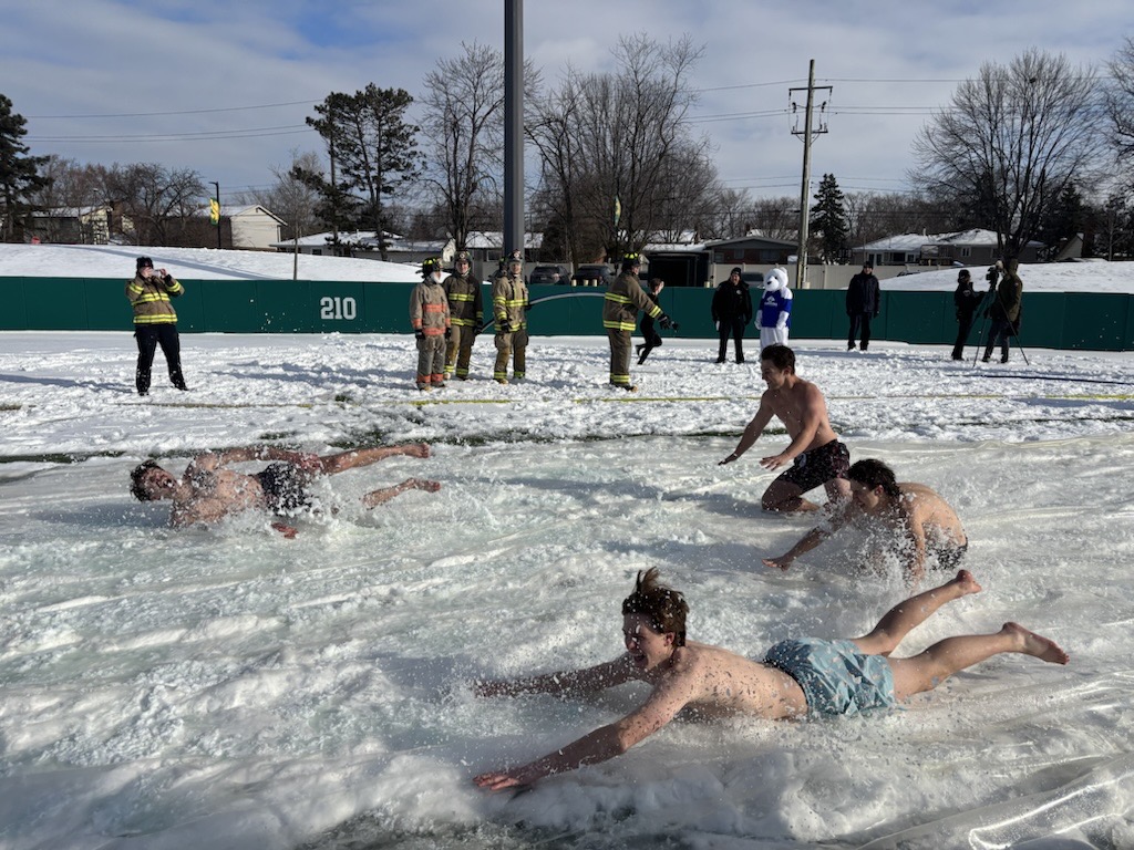 Photo of Polar Plunge fundraising event 